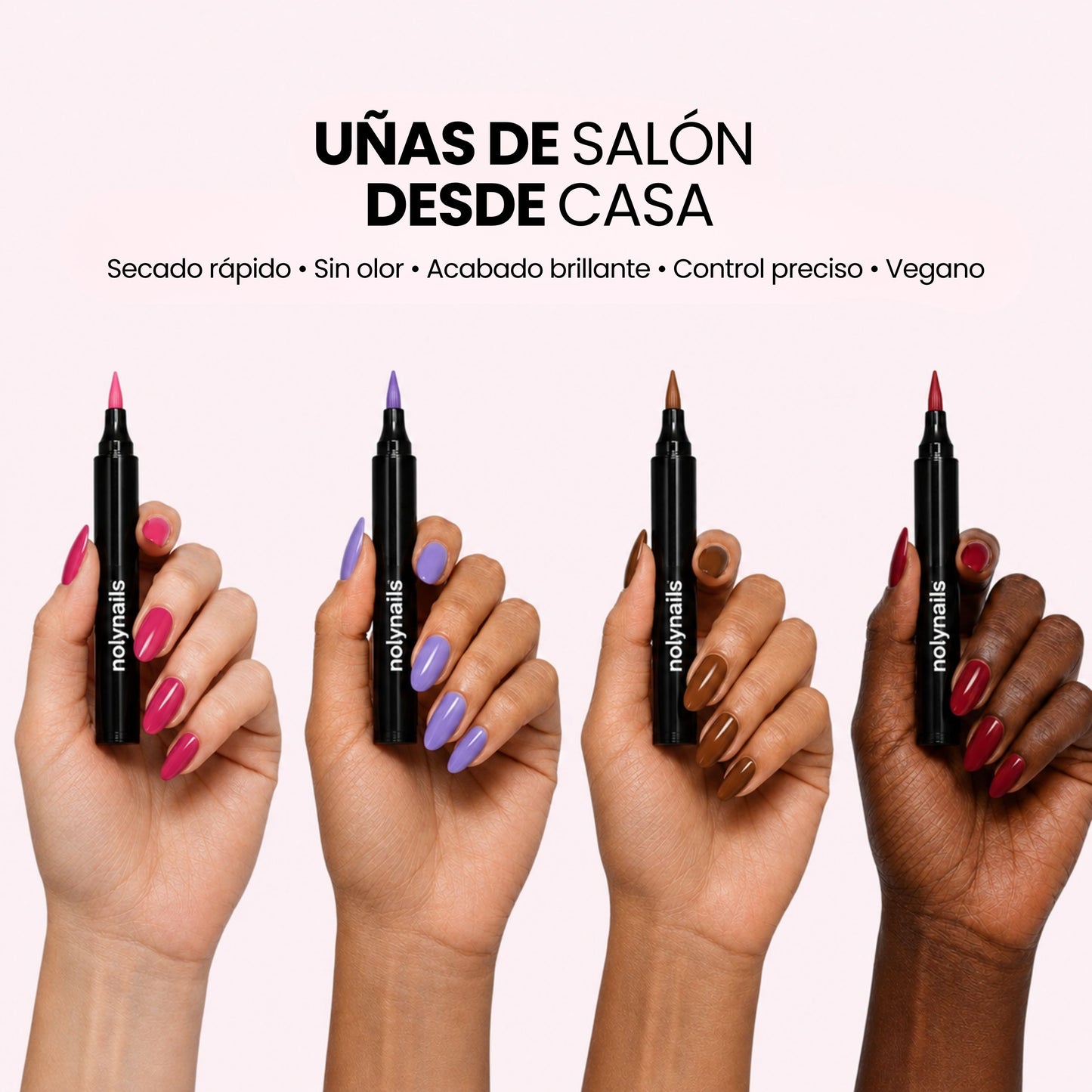 5 Nagellackstifte ohne UV-Lampe | Nolynails™